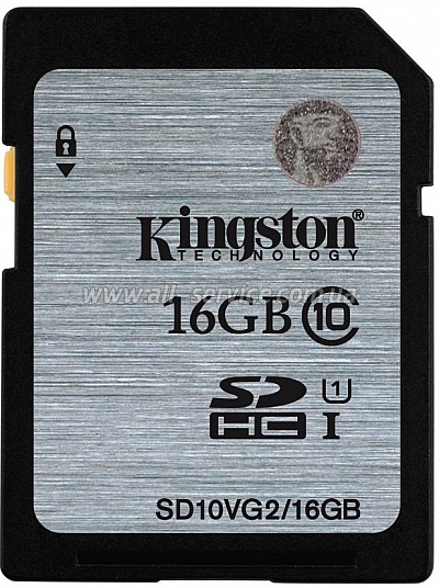   16GB Kingston SDHC Class 10 UHS-I (SD10VG2/16GB)