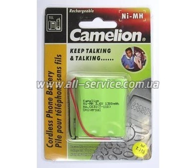  CAMELION C031 T-110, 1300 mAh (-031 BP (-110))