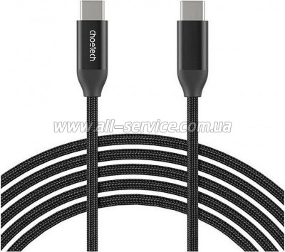 ���� ������ USB-C to USB-C 2.0m USB 2.0 60W Choetech (XCC-1015)
