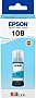 ��������� Epson 108 EcoTank L8050/ L18050 Light Cyan (C13T09C54A)
