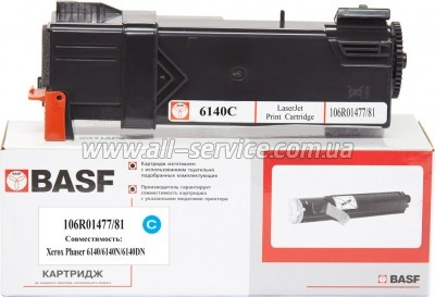 �������� BASF Xerox Phaser 6140 ������ 106R01481/ 106R01477 Cyan (BASF-KT-106R01477/81)
