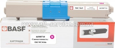 Тонер-картридж BASF OKI MC363dn аналог 46508710 Magenta (BASF-KT-46508710) Тонер-картридж BASF OKI MC363dn аналог 46508710 Magenta (BASF-KT-46508710)