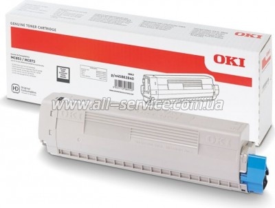 - OKI MC853/ MC873/ MC883 Black (45862840)