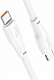 ���� ������ USB-C to USB-C 1.0m 240W TPE X93 white HOCO (6931474790736)
