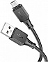 ���� ������ USB 2.0 AM to Micro 5P 1.0m Assistant silicone X101 black HOCO (6942007604055)