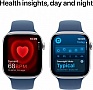 - Apple Watch Series 10 GPS 46mm Silver Aluminium Case with Denim Sport Band - S/M (MWWL3QH/A)