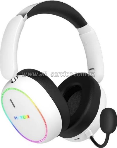 Наушники Hator Phoenix 2 Wireless Hi-Res SyncHUB White (ESH41) Наушники Hator Phoenix 2 Wireless Hi-Res SyncHUB White (ESH41)