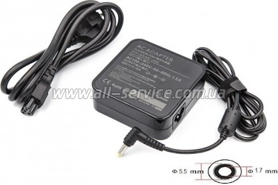 ���� ������� ��� ��������� PowerPlant ACER 220V  19V 90W 4.74A 5.5*1.7 wall mount (WM-AC90F5517)