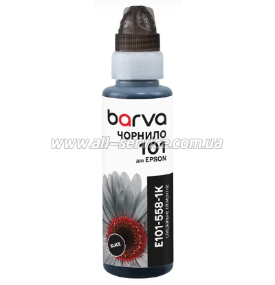  Barva Epson 101 Epson L4150/ L4160 OneKey Black Pigment 100  (E101-558-1K)