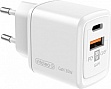 �������� ������� Intaleo 30W GAN USB-C PD+USB-A QC 3.0 white (1283126578274)