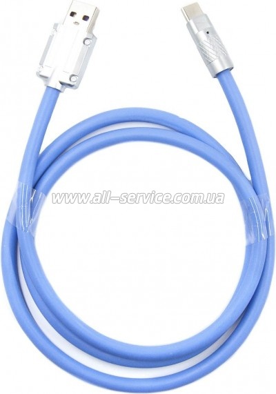 ���� ������ USB 2.0 AM to USB-C 1.0m blue Dengos (PLS-TC-NS-BLUE)