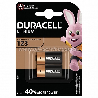  Duracell CR 123 / DL 123 2. (5002979)