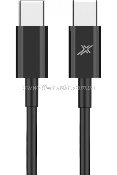 ���� ������ USB-C to USB-C 1.0m 20W CC-03B Black Grand-X (CC-03B)