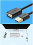 ���� ������ USB 2.0 AM/AF 0.5m US103 black Ugreen (10313)