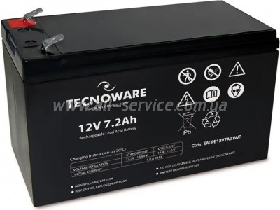 ������� � ��� Tecnoware 12V 7.2Ah (EACPE12V7A2TWP)