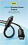 ���� ������ USB-C to USB-C 3.0m 240W black Baseus (CAWJ040201)