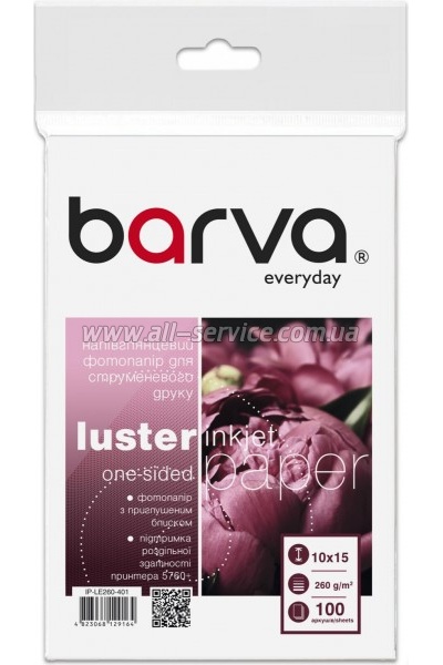 ���������� Barva Everyday semi-glossy 260�/� 10x15 100� (IP-LE260-401)