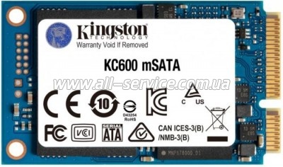 SSD  Kingston mSATA 256GB (SKC600MS/256G)