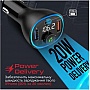 FM  Promate PowerTune 38w USB-A OTG/USB-A QC3.0/USB-C PD Black (powertune-38w.black)