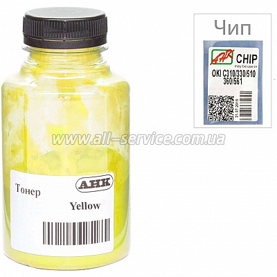  +   OKI C310/ 330/ 510  80 Yellow (1505440) ULTRA COLOR