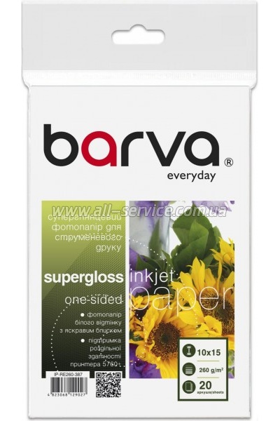 ���������� Barva Everyday SuperGlossy 260�/� 10x15 20� (IP-RE260-387)