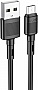 ���� ������ USB 2.0 AM to Micro 5P 1.0m 2.4A PVC X83 black HOCO (6931474770882)