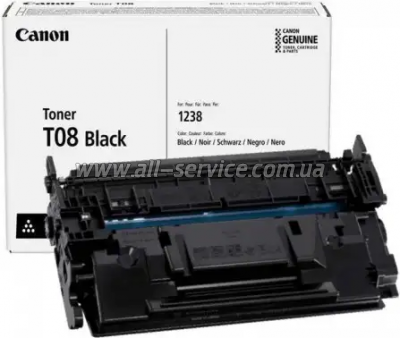     Canon T08 Canon i-SENSYS X1238/ 1238Pr/ 1238i/ 1238iF/ X1127 (3010C006)