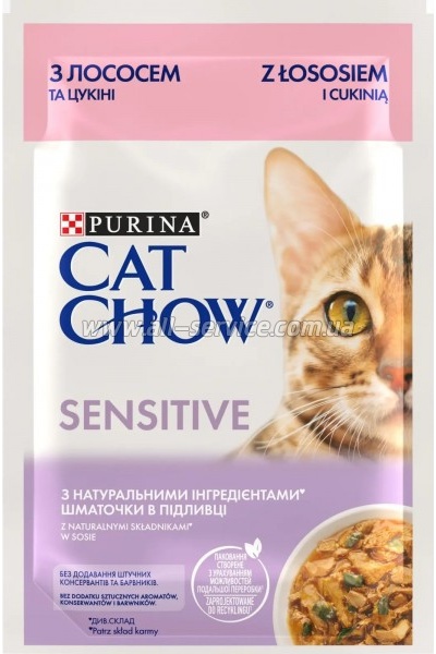     Purina Cat Chow Sensitive       85  (8445290426574)