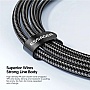 Дата кабель USB-C to USB-C 3.0m 100W black Essager (EXCTT1-XCC01) Дата кабель USB-C to USB-C 3.0m 100W black Essager (EXCTT1-XCC01)