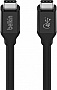 ���� ������ USB-C to USB-C 0.8m USB4 40Gbps 100W Black Belkin (INZ001BT0.8MBK)