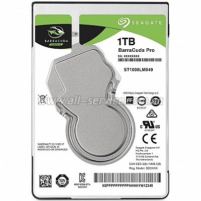  1TB SEAGATE Barracuda Pro SATA 3.0 128 MB 7200 rpm (ST1000LM049)