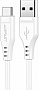 ���� ������ USB 2.0 AM to USB-C 1.2m 3.0A TPE White Acefast (6974316280873)