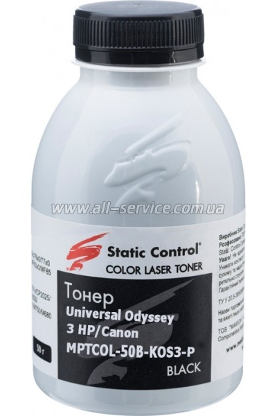  SCC Universal Odyssey 3 HP/ Canon  50 black (MPTCOL-50B-KOS3-P)