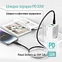 ���� ������ USB-C to USB-C 1.0m 3A 60W warm light gray ColorWay (CW-CBPDCC092-GR)