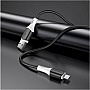 ���� ������ USB 2.0 AM to Micro 5P 1.0m 2.4A silicone BX79 black BOROFONE (6974443384765)