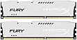  2x8Gb KINGSTON HyperX OC KIT DDR3, 1866Mhz CL10 Fury White (HX318C10FWK2/16)