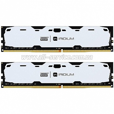  GOODRAM 8Gb DDR4 2400MH z Iridium White 2x4GB (IR-W2400D464L15S/8GDC)