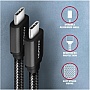 ���� ������ USB-C to USB-C 1.0m v3.2 Gen 1 PD 60W 3A black AXAGON (BUCM3-CM10AB)