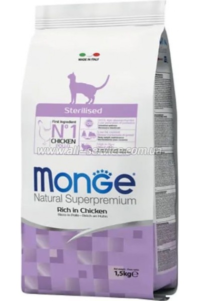     Monge Cat Sterilised      1.5  (8009470011938)