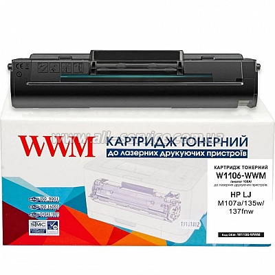  WWM HP LJ M107a/ 135w/ 137fnw  1106A  (W1106-WWM)