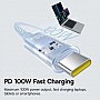 ���� ������ USB-C to USB-C 1.0m 100W blue Baseus (1167203)