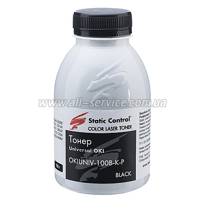  SCC OKI  Black 100/  (OKIUNIV-100B-K-P)