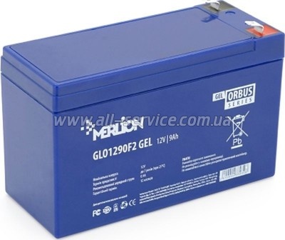    Merlion GLO 12V 9Ah GEL (GLO1290F2 GEL)