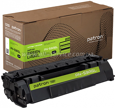  Patron Green Label HP LJ P2015/ P2014/ M2727  Q7553A (PN-53AGL)