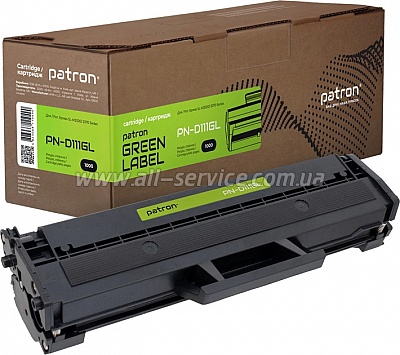  Patron Green Label Samsung SL-M2020/ MLT-D111S/ SU812A (PN-D111GL)