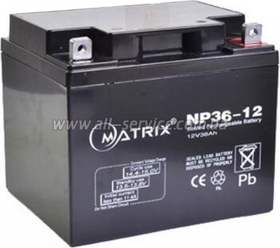 ������� � ��� Matrix 12V 36AH (NP36-12)