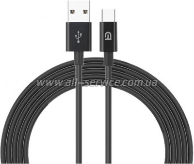 ���� ������ USB 2.0 AM to USB-C 1.0m AMD718B black Armorstandart (ARM64291)