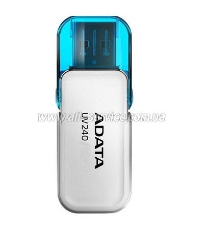 16GB ADATA UV240 USB 2.0 White (AUV240-16G-RWH)