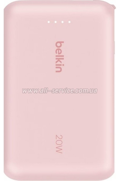������� ������������� Belkin 10000mAh PD 20W Pink (BPB021HQPK)