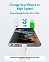 ���� ������ USB-C to USB-C 0.9m nylon 322 white Anker (A81F5H21/A81F5G21)